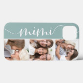 Mimi Script Grandma Photo Collage Case-Mate iPhone Case (Achterkant (horizontaal))