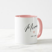 Mimi Script Vaste Moederdag CadeauMok Mok (Voorkant rechts)