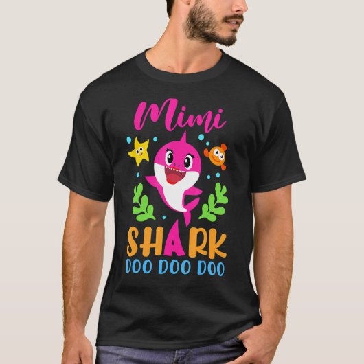 Mimi Shark Mimi Shark Family Moederdag T-shirt (Voorkant)
