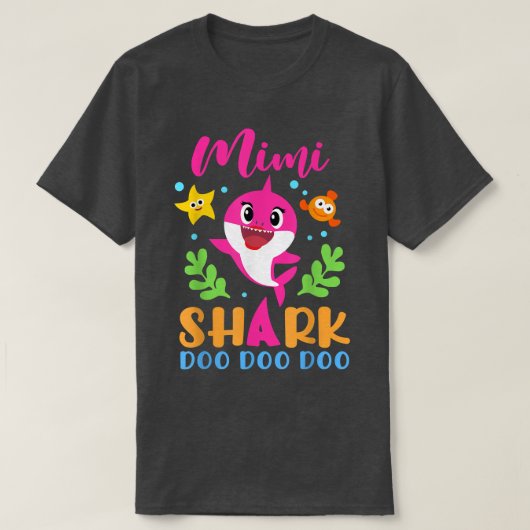 Mimi Shark Mimi Shark Lover Family Moederdag T-shirt (Design voorkant)