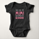 Mimi Shirt, ze noemen me Mimi, Birthday Mimi Gift Romper<br><div class="desc">- Thanks a lot for your business, please check out for other shirts available to buy together and save on shipping. Perfect For Gifts, To Purchase For Yourself. - WAT MIJ NODIG HEEFT!! Click CUSTOMIZE button to select the COLOR & SIZE you want. - This unisex funny t shirt fits...</div>