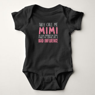 Mimi Shirt, ze noemen me Mimi, Birthday Mimi Gift Romper