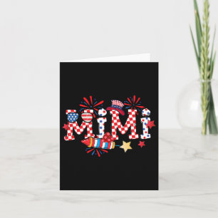 Mimi Sungles Usa Vlag Vuurwerk Patriottisch 4 Juli Kaart