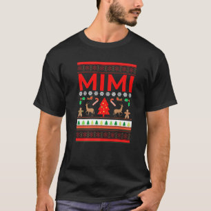 Mimi Ugly KerstSweater Funny Grandma Xmas Swe T-shirt