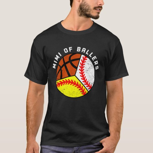Mimi van Ballers Baseball Softball Mimi T-shirt (Voorkant)