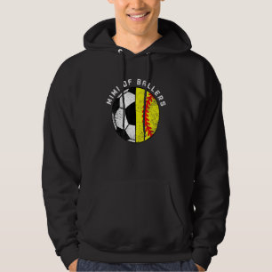 Mimi Van Ballers Grappige Voetbal Softbal Mimi Hoodie