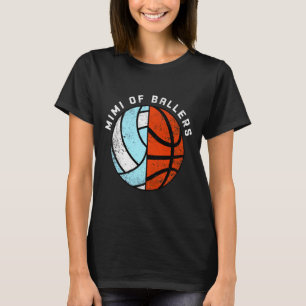 Mimi van ballers grappige volleybal basketbal mimi t-shirt