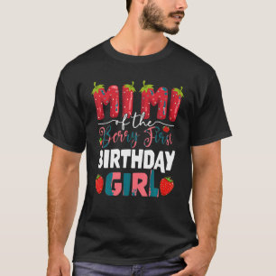 Mimi van de Berry Eerste Verjaardag van Meisje Str T-shirt