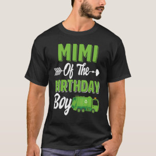Mimi van de 'Birthday Boy Garbage Truck Matching F T-shirt