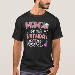 Mimi van de Birthday Girl Farming Barnyard Birthda T-shirt