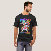 Mimi van de Birthday Princess Funny Dabbing Unicor T-shirt (Voorkant volledig)