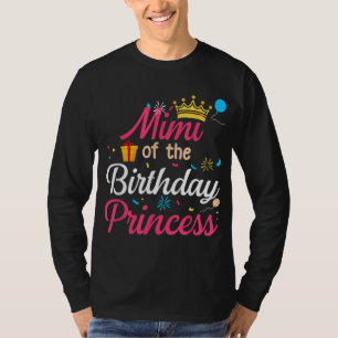 Mimi van de Birthday Prinses Cute Mama T-shirt