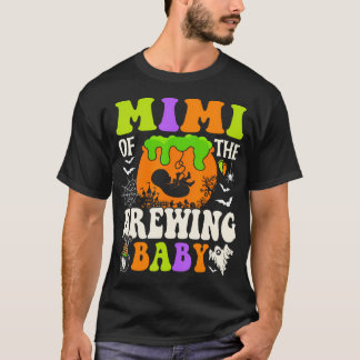 Mimi van de brouwende Baby Halloween Zwangerschap T-shirt