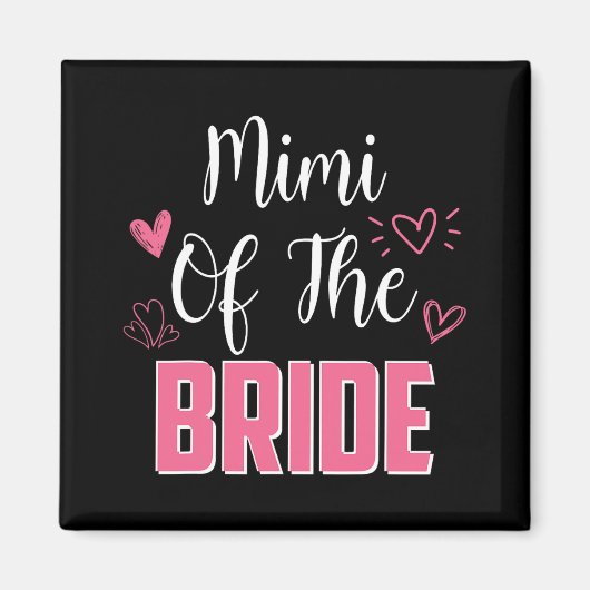 Mimi van de bruid familie huwelijksfeest vrouw te  magneet (Voorkant)