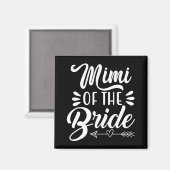 Mimi van de bruid huwelijksfeest familie bruids Sh Magneet (Voorkant / Achterkant)
