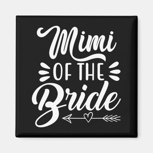 Mimi van de bruid huwelijksfeest familie bruids Sh Magneet (Voorkant)