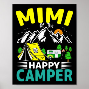 Mimi van de Camper Oma 1e Verjaardag Familie Cam Poster