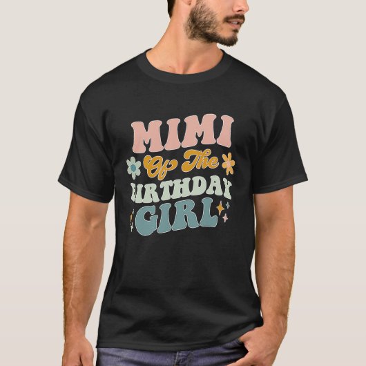 Mimi van de geboorte-Groovy-familie T-shirt (Voorkant)