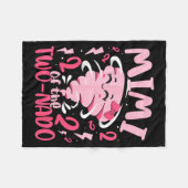 Mimi van de tweeling-tornado thema 2e verjaardag fleece deken (Voorkant (Horizontaal))