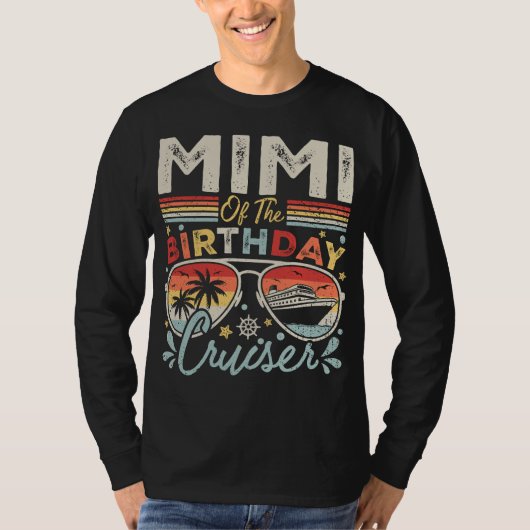Mimi van de Verjaardag Cruiser Vakantie Mannen LS T-shirt (Voorkant)
