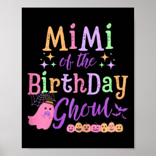 Mimi van de Verjaardag Ghoul Schattige Halloween S Poster