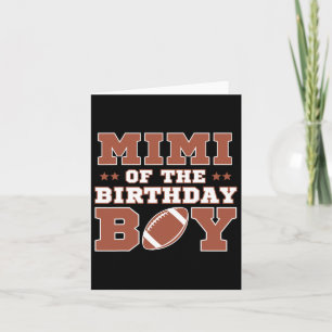 Mimi van de Verjaardagsjongen Football Kinder 1e B Kaart