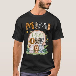 Mimi van de Wild One 1e verjaardag Boy Safari Jung T-shirt