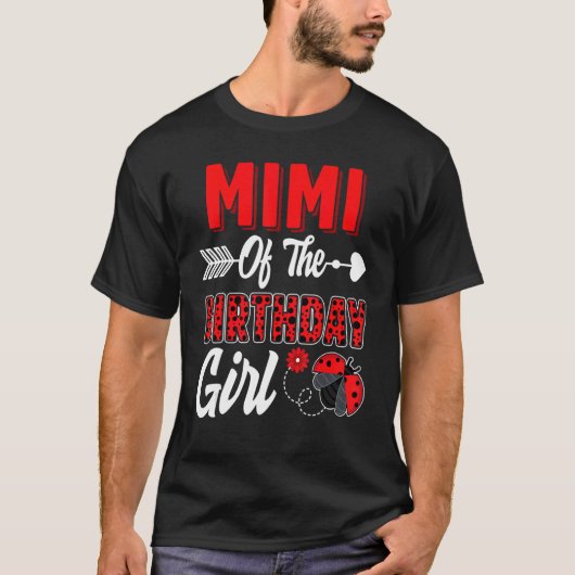 Mimi van het meisje Ladybug familie Ladybug B T-shirt (Voorkant)