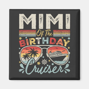 Mimi van het verjaardagscruiser vakantieplein magneet
