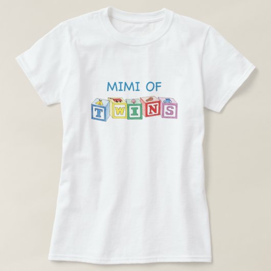 Mimi van Twins Blocks T-shirt (Design voorkant)