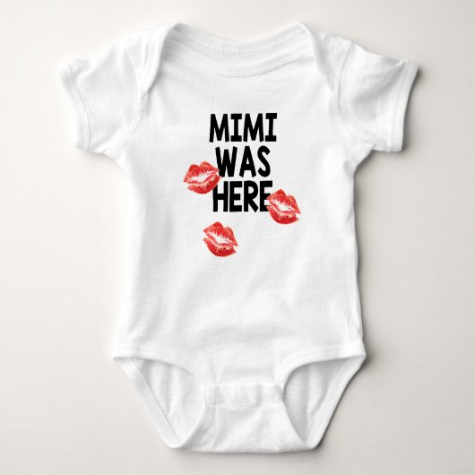 MiMi was hier Kisses Baby Bodysuit (Voorkant)