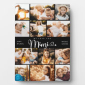 MIMI We houden van je hart, de moderne fotocollage Fotoplaat (voorkant)