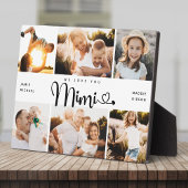 MIMI We houden van je hart Modern 6 Foto Collage Fotoplaat