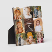 Mimi We Love You Hearts Hout Fotocollage Fotoplaat (Voorkant)