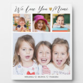 Mimi We Love You Kleinkinderen 4 Fotocollage Fotoplaat (Voorkant)