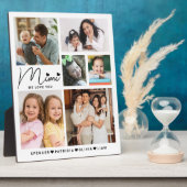 Mimi We Love You Kleinkinderen Namen 6 Fotocollage Fotoplaat (Zijkant)