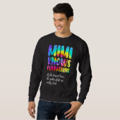 Mimi weet alles Moederdag tie dye Trui (Voorkant volledig)