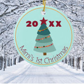 Mimi's 1e Kerstmis Foto Ornament