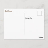 Mimi's Brownies Recipe Card Briefkaart (Achterkant)