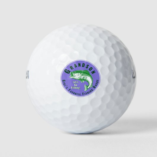Mimi's favoriete vismaatje golfballen (Voorkant)
