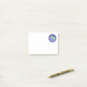 Mimi's favoriete vismaatje post-it® notes (Op bureau)