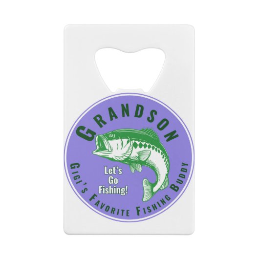 Mimi's favoriete Vissende boeddy Creditkaart Flessenopener (Achterkant)