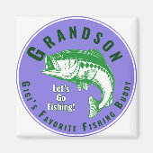 Mimi's favoriete Vissende boeddy Magneet (Voorkant)