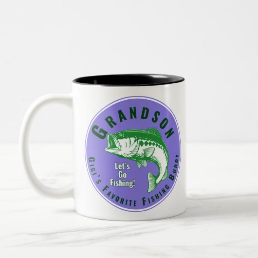 Mimi's favoriete Vissende boeddy Tweekleurige Koffiemok (Links)