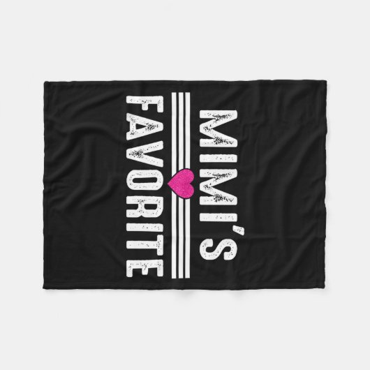 Mimi's Favorite Fleece Deken (Voorkant (Horizontaal))