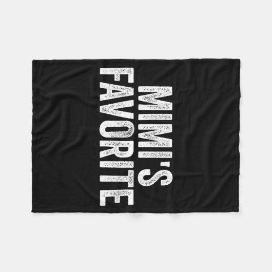 Mimi's Favorite Funny Granhild  Fleece Deken (Voorkant (Horizontaal))