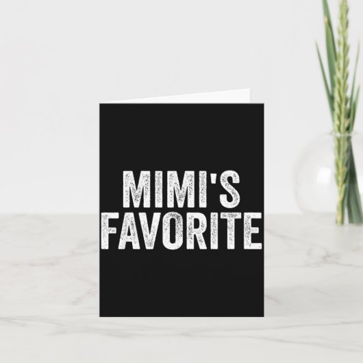 Mimi's Favorite Funny Granhild  Kaart (Voorkant)