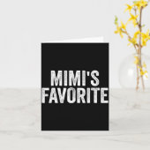 Mimi's Favorite Funny Granhild  Kaart (Gele Bloem)