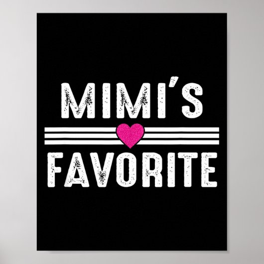 Mimi's Favorite Poster (Voorkant)