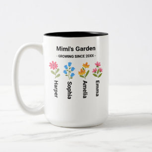 Mimis Garden Mok met de Bloemen van de Maand van d